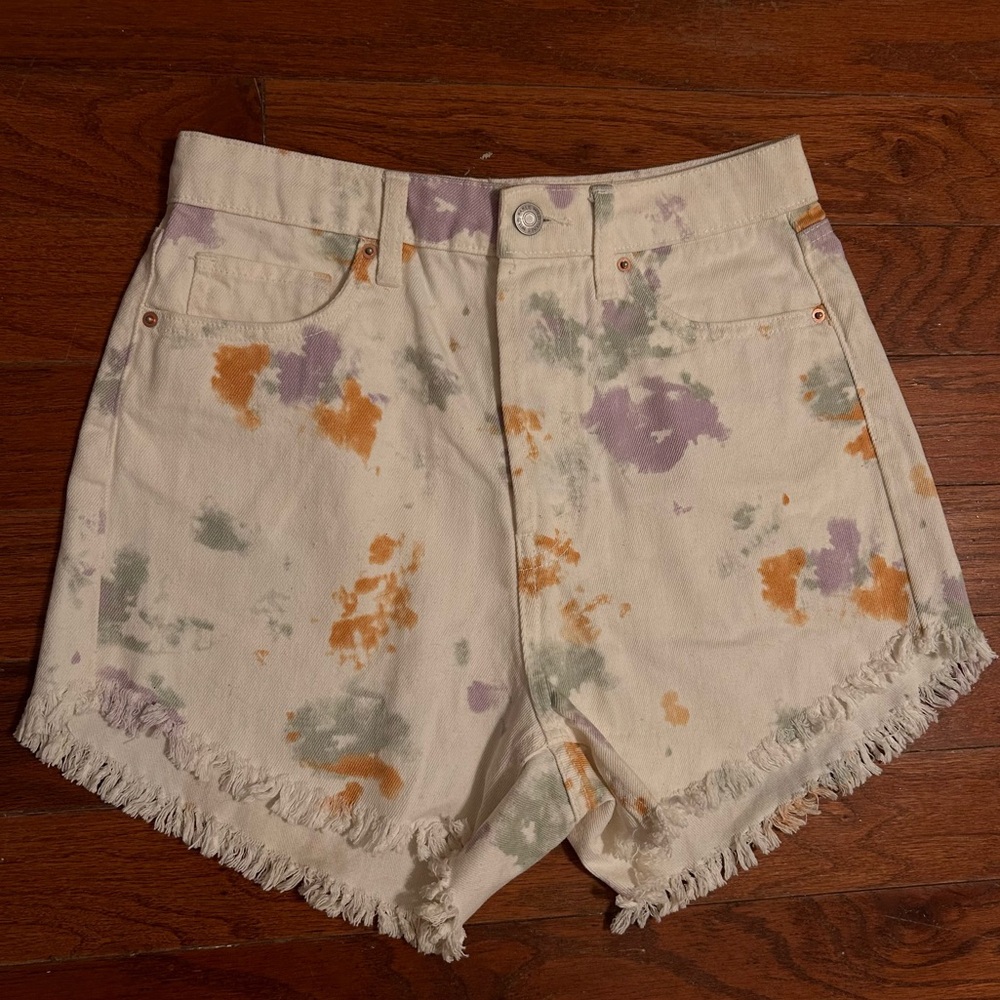 Wild FableTye-Dye Jean Shorts